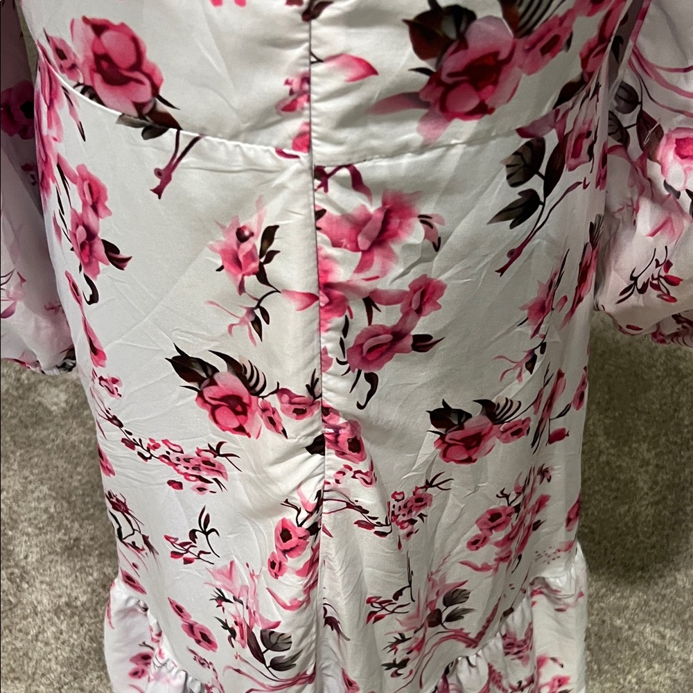 Floral Long Sleeve Maxi Dress - Picture 9 of 14
